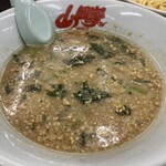 山岡家 - つけ麺のスープ
