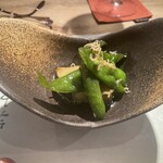 銀座和乃匠 - 厚揚げとししとう