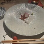 銀座和乃匠 - お刺身　イカと、タイ