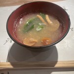 銀座和乃匠 - なめこのお味噌汁