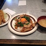 キッチンABC 西池袋店 - 日替わりランチ（オリエンタルライスとヒレカツ）