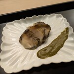 懐石料理 桝田 - 蒸しアワビ