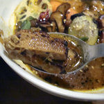 アプランティ - 角煮のスープカレー880円