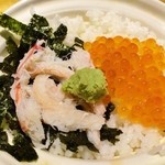 Yodoyabashi Uoji - カニイクラ丼定食