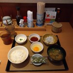 やよい軒 - しらすおろし朝食