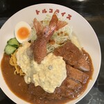 神戸トルコライス - ミックストルコライス　上から