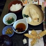 夢庵 - 週替わり焼き魚ランチ3番
            かれいの西京焼き