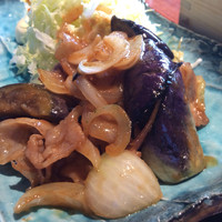 羅豚 ギンザ・グラッセ - 豚の味噌ナス炒め(ランチ)