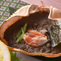かにみそ甲羅焼き