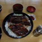 魚勝 - うな丼特上　肝吸い追加