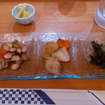 はな花 - トンカツ定食の三品付き