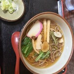 Takeda Soba Furin Chaya - 温かい山菜そば　1700円
