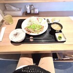 はったや - ねぎ味噌焼き定食