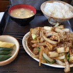 とんかつよしえ - チョウセン焼定食