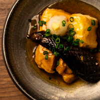 【桜姫鶏と揚げ出し豆腐】