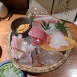 刺身の盛り合わせ