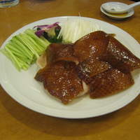 横浜中華街 北京飯店 - 北京ダック（６枚）です。