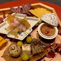 西麻布 万葉 - 秋をギュッと詰め込んだ、八寸