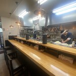 麺場 神徳 - カウンター