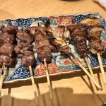 やきとん たまや商店 - 盛り合わせ6本