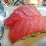 丸十寿司南店 - 南まぐろ中トロ　３５０円×２