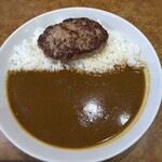 カレーの二重丸 - ＊上から。ご飯は小盛でも200ｇ、200ｇは小盛ではなく普通盛りじゃないかしらん。:(´◦ω◦`): でも、ツヤがあり美味しいご飯でしたけれど。