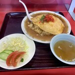 龍華 - Bランチ（天津炒飯）