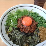 濃厚担々麺 はなび - まぜそば並盛りニンニク抜き