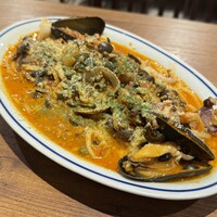 Seafood bar Ermitage 代々木店 - 絶望オリジナル辛いペスカトーレ