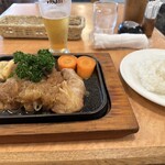 レストラン シラツユ - 豚ヒレ生姜焼きとライス