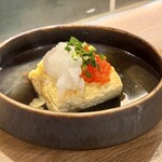 京出汁おでんと旬菜天ぷら 鳥居くぐり - いくらのだし巻き玉子