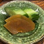 うな志ん - 奈良漬けと粕漬け