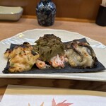 酒粋 醍醐 - 呑兵衛３種(鮭西京味噌・蟹味噌・にしん粕漬)