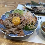 酒粋 醍醐 - 和牛炙りユッケ