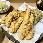 いもや - 天ぷら定食 カキ2人前追加