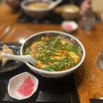 雷ラーメン - 雷ラーメン 900円、Cセット(餃子(3個)、ライス(小)) 350円