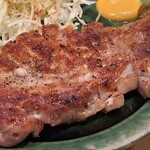 焼酎と手しごと料理の店　まさや - ■厚切り豚ロース肉塩コショウ焼き