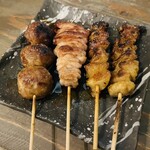 西川ルンバ - 焼鳥盛合せ