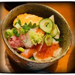 鮨・割烹 のはら - 海鮮ちらしアップ♫