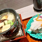 おい河 - 松茸入りしゃぶしゃぶ