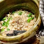 おい河 - ズワイガニ炊き込みご飯/炭入り