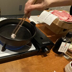 すき焼きと牛まぶし ももしき - 