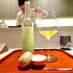 おい河 - 玉露と自家製わらび餅