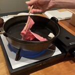 すき焼きと牛まぶし ももしき - 