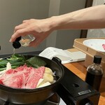 すき焼きと牛まぶし ももしき - 