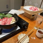 すき焼きと牛まぶし ももしき - 