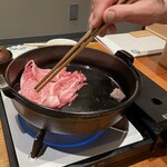 すき焼きと牛まぶし ももしき - 