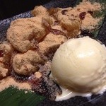 wafuuizakayamori - 黒蜜がけわらび餅始めました！バニラアイス付きです！