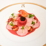 APICIUS - Composition of Blue Lobster, Caviar, and Beets