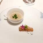 APICIUS - Mushroom Cream Soup
                      Tartare-style Sweet Shrimp and Dover Sole
